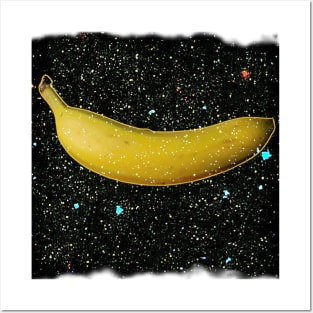 Space banana Posters and Art